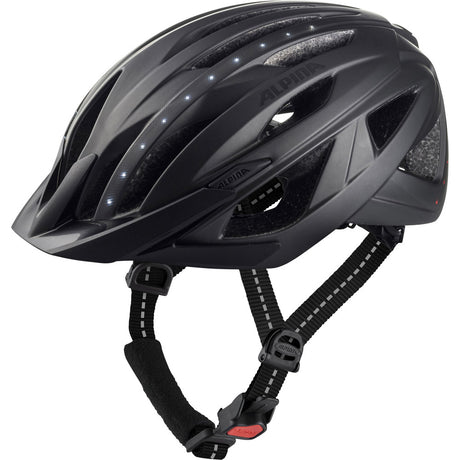 Alpina Sports Urban Helm Haga LED 51-56 Mattschwarz
