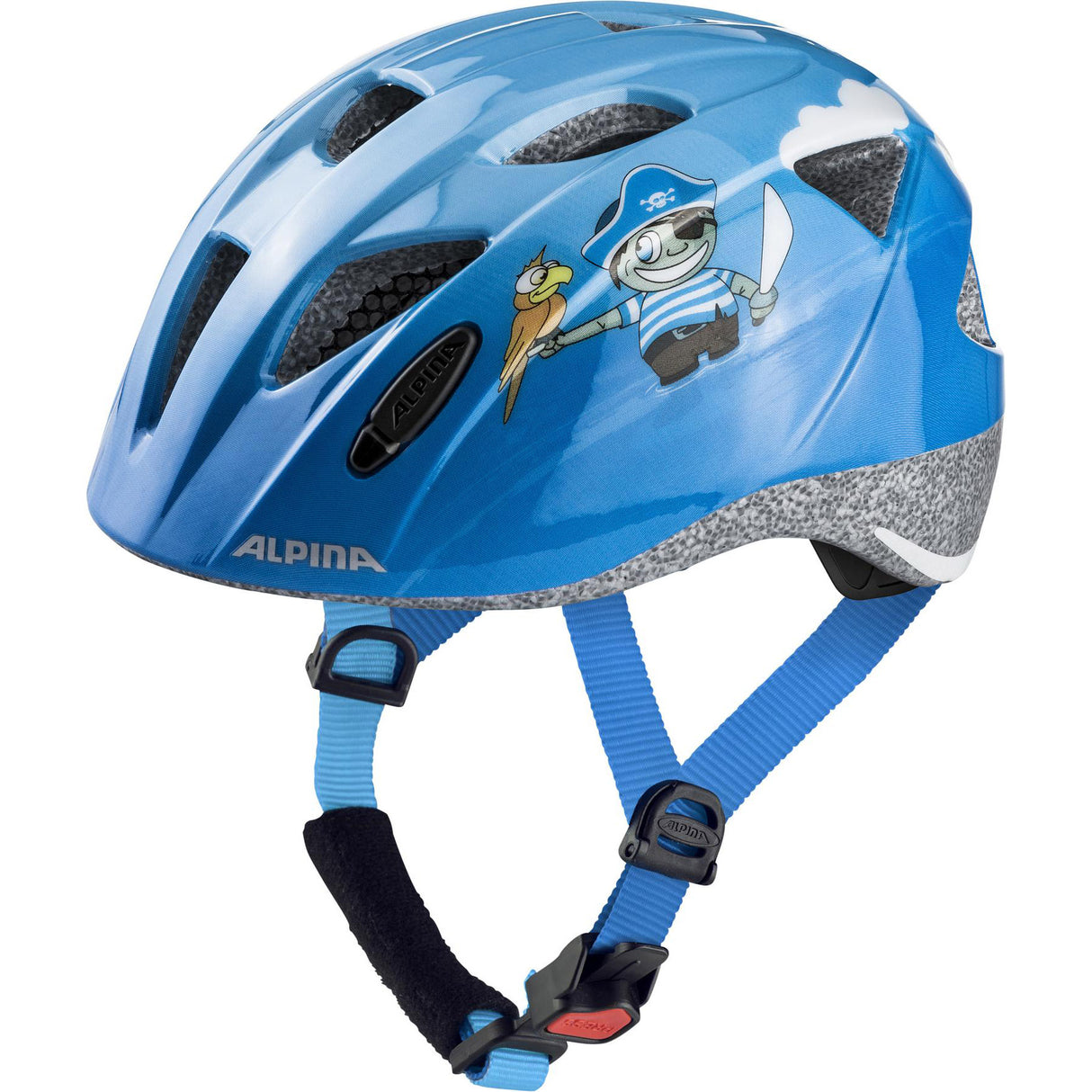 Alpina Sports Kinderhelm Ximo Pirate 47-51 Glanz