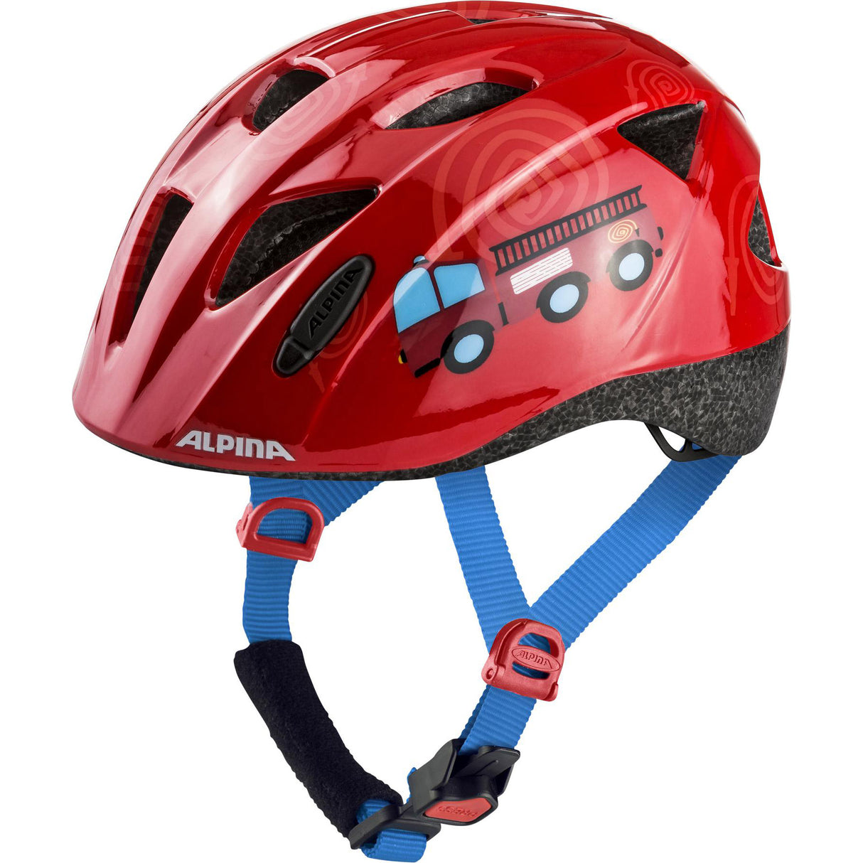 Alpina Sports Kinderhelm Ximo Firefighter 47-51 Glanz