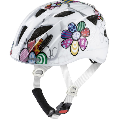 Alpina Sports Kinderhelm Ximo Flash White Flower 49-54 Glanz