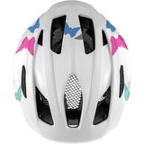 Olympische Sportbekleidung Alpina Sportlerhelm Pico Pearlwhite Schmetterlinge 50-55