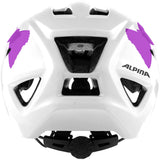 Olympische Sportbekleidung Alpina Sportlerhelm Pico Pearlwhite Schmetterlinge 50-55