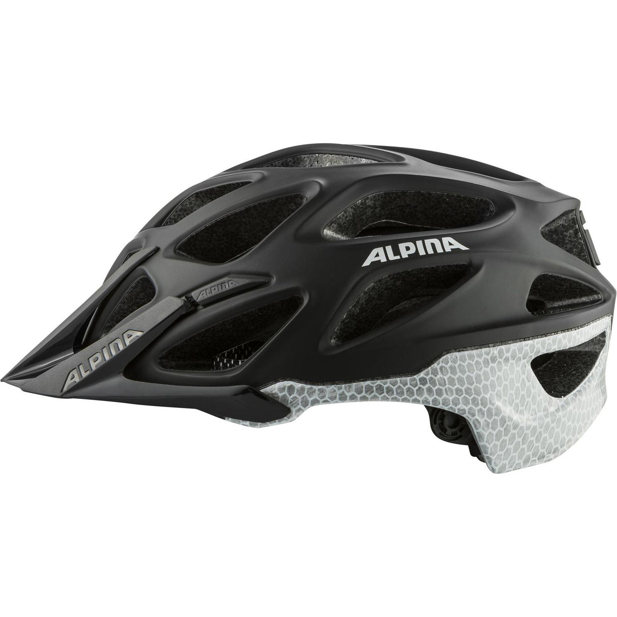 Alpina Sport-MTB-Helm Mythos reflektierend 52-57 schwarz