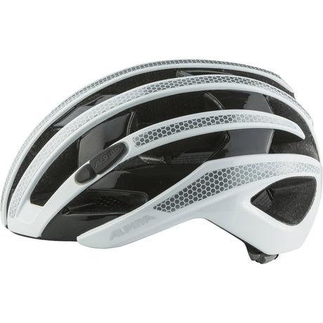 Alpina Sport-Rennhelm Ravel reflektierend 51-56 glänzend weiß