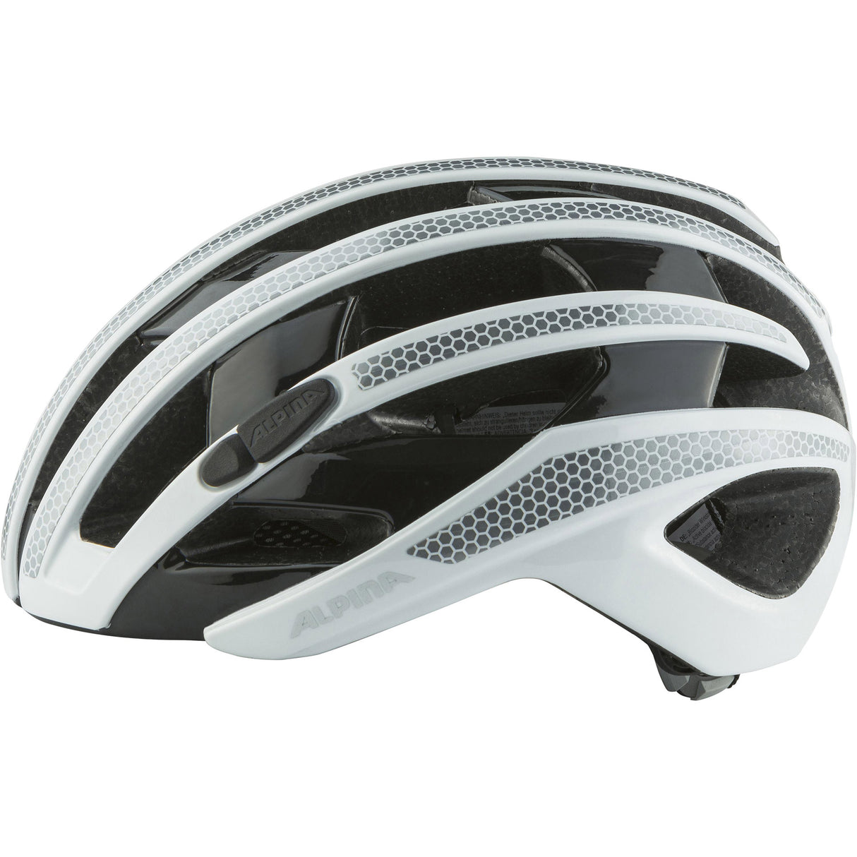 Alpina Sport-Rennhelm Ravel reflektierend 55-59 glänzend weiß