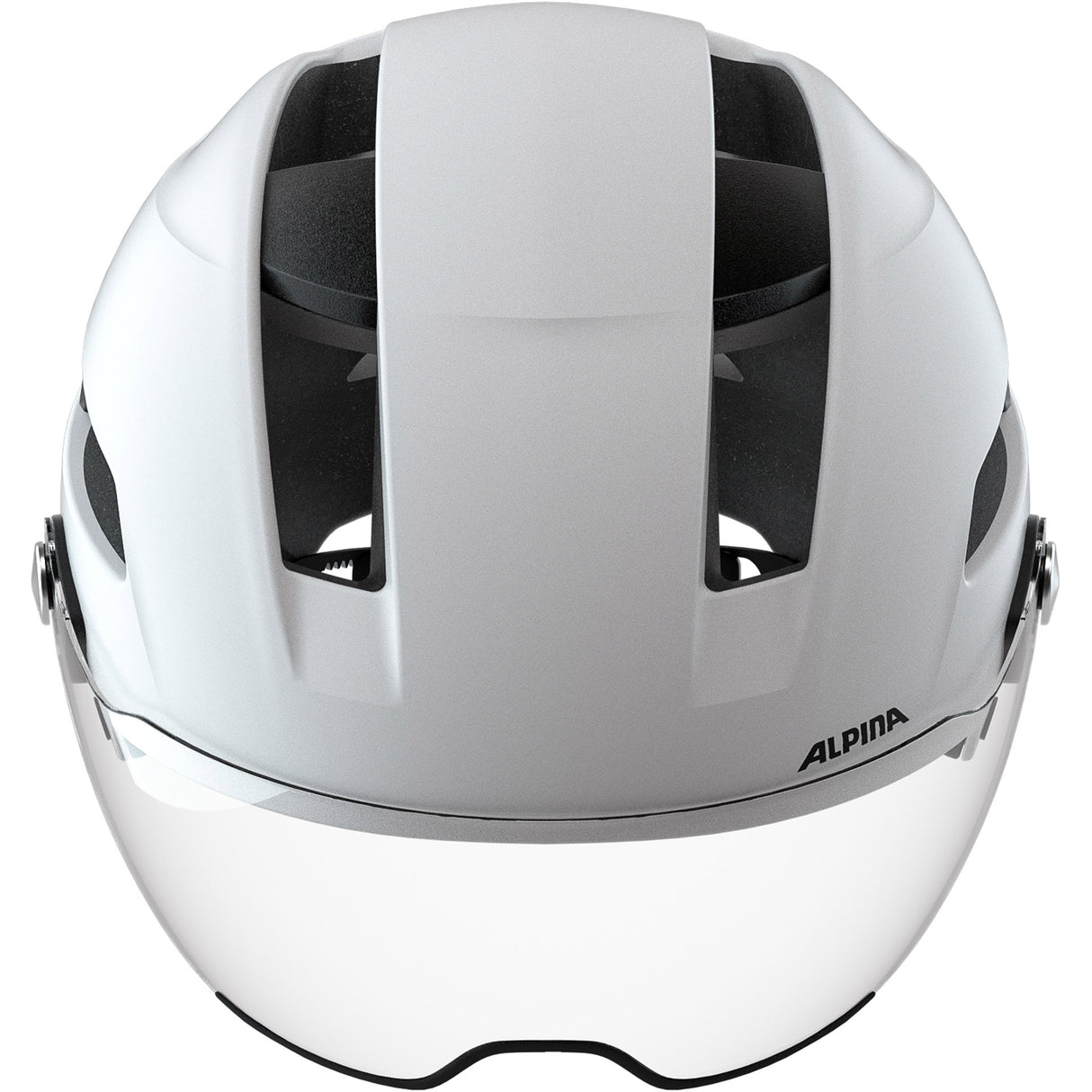 Olympischer Sportbekleidung Helm Soho Visor White Matt 51-56