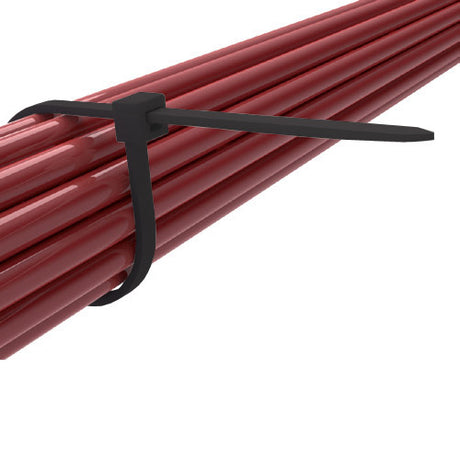 Kabelbinder 30 cm x 4,8 mm schwarz (100 Stück)