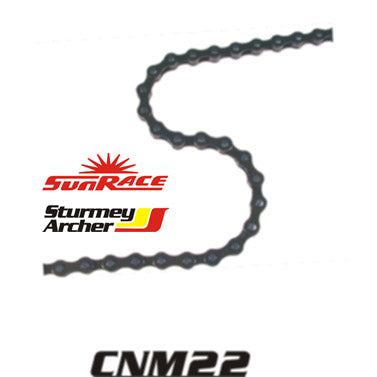 Sonnenrad Fahrradkette 1 2 x 3 32 cnm22 116L Schwarz
