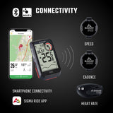 Sigma ROX 4.0 GPS SW White Standard Lenkhalter + USB-C Ladungskabel