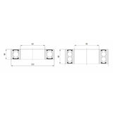 Marwi Union Kugellager max CB-438 6000V LLU 10x26x8
