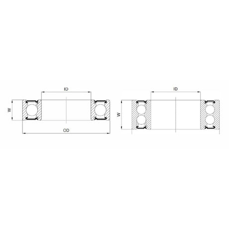 Marwi Union Kugellager max CB-438 6000V LLU 10x26x8