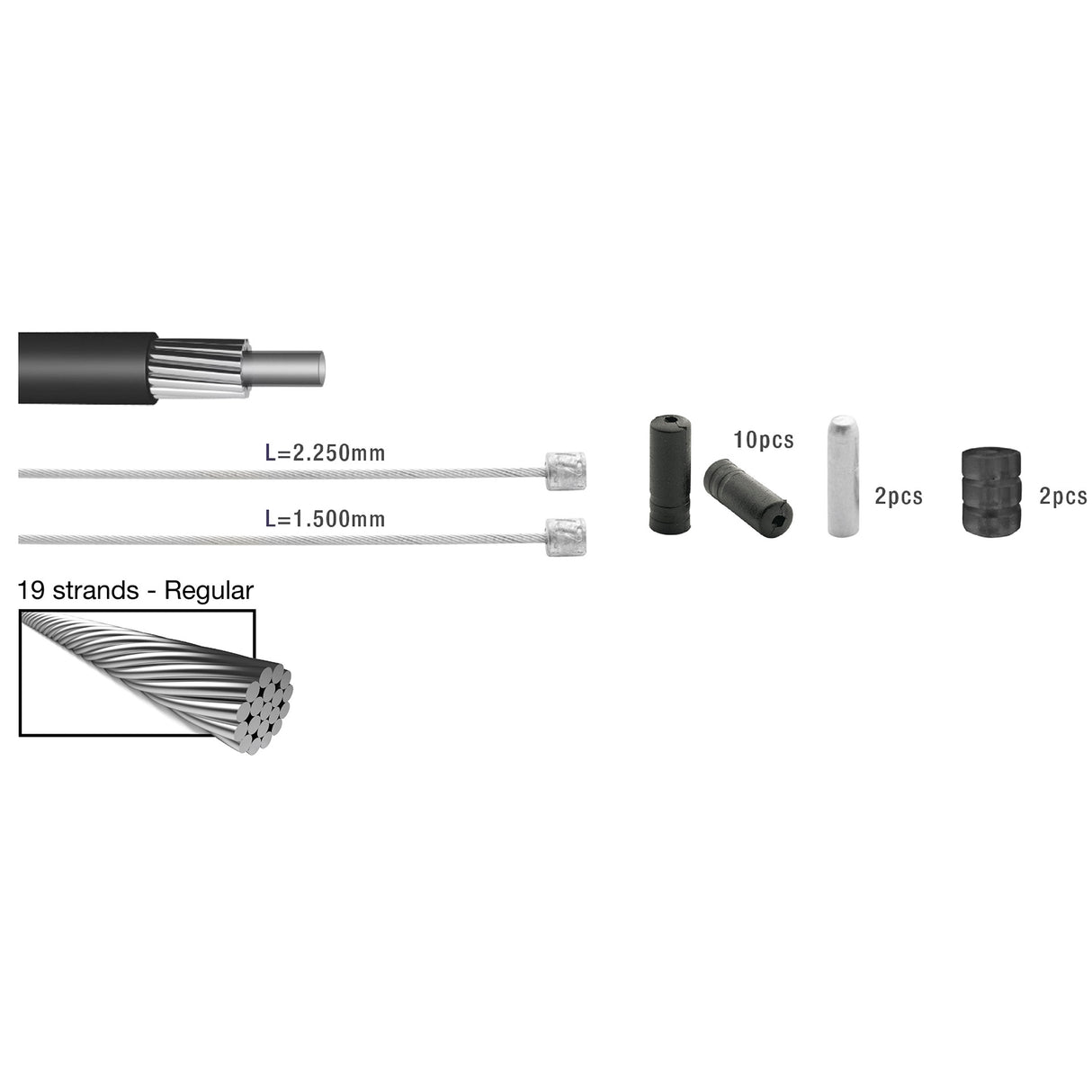 Shimano Schakelkkelk.atb Race Universal Silver 2015003