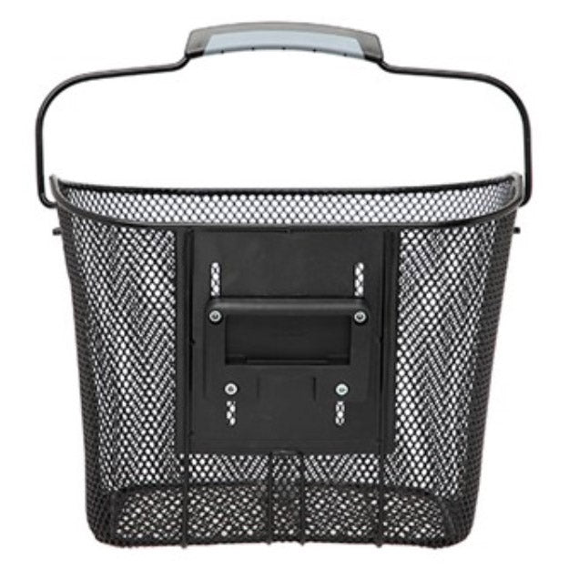 Newlooxs Tuscany Klickfix – abnehmbarer Fahrradkorb – Lenker – 19 Liter – Stahl – Schwarz