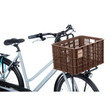 Basilikum Fahrradkiste L - Groß - 40 Liter - braun
