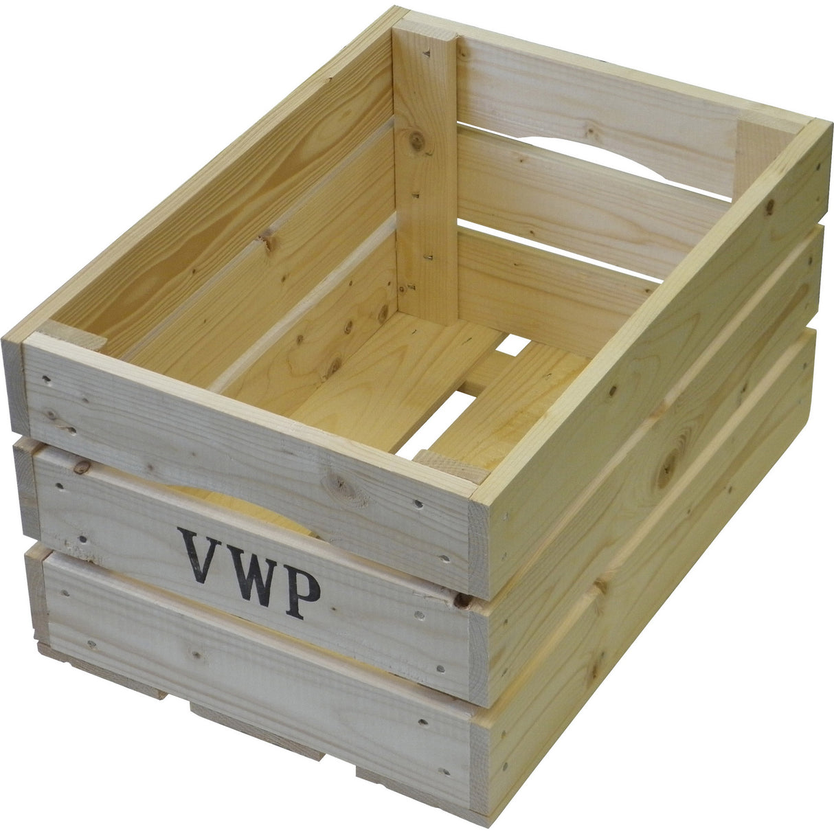 VWP bicycle crate wood natural 40 liters