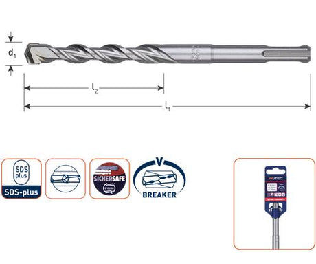 Rotec SDS-Bohrer 100 160 10 mm