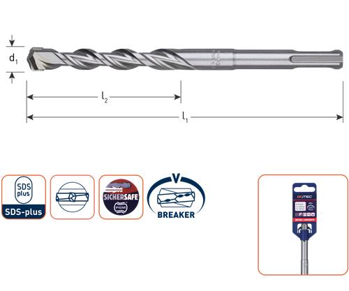 Rotec SDS-Bohrer 250 310 12 mm