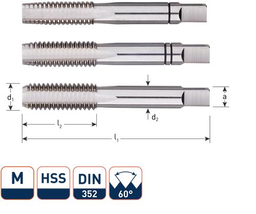 Rotec Handgewindebohrer-Set M6