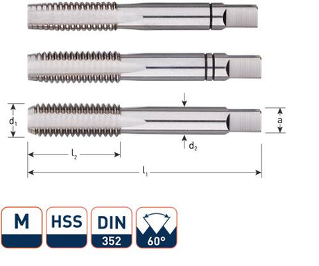 Rotec Handgewindebohrer-Set M6