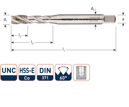 Rotec Maschinenhahn 5 8 unc din376 blind
