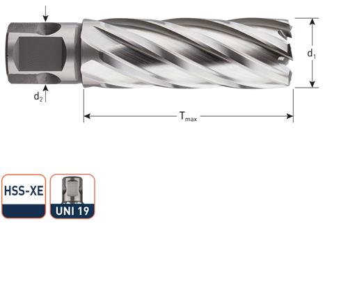 Rotec Kernbohrer HSS Silver-Line 50,0 mm SL55 Weldon
