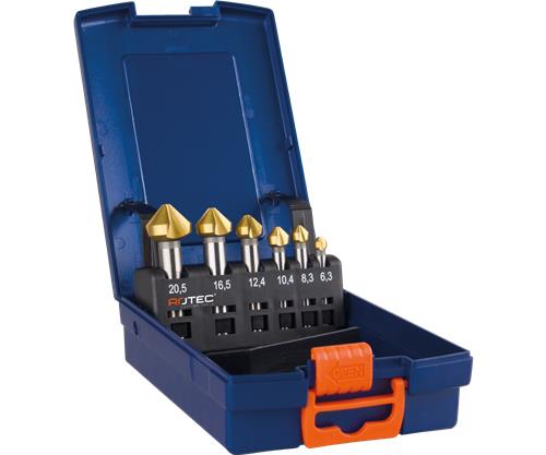 Rotec Senkfräser-Set 3-Schneider 6,3 20,5 verzinnt