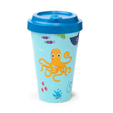Splosh Sea Life Rpet nachhaltiger Thermos-Reisebecher 400 ml