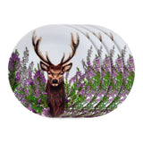 Wild Deer-Set mit 4 nachhaltigen Picknicktellern aus Rpet