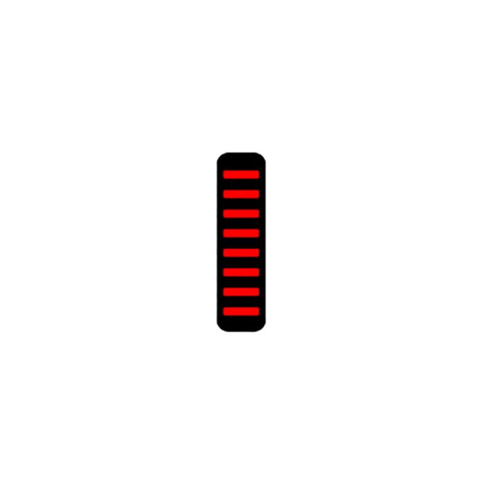 UVP Proguard Kabelbinder – hinten – Aufkleber – rot