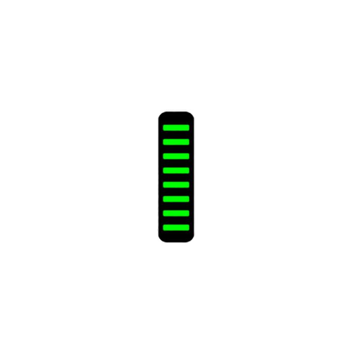 UVP Proguard Bolt on V1 – vorne – Aufkleber – Standard – neongrün