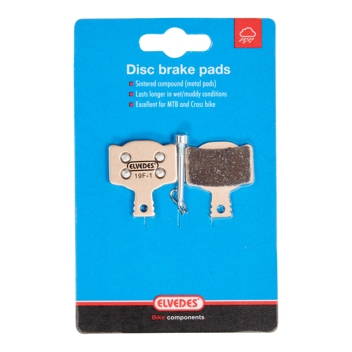 Elvedes Disc Brake Block Set Hayes Prime sintret (1 par)