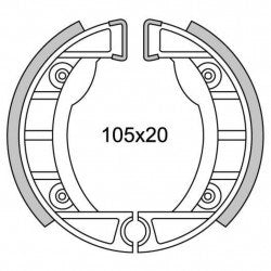 NEWFRen Bremssegment GF0152 CIAO, Si Ø105 mm für (Gussrad)