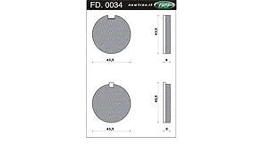 NEWFRen Disc Bremsblock FD0034 Kreidler