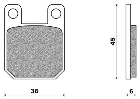 Discbremsblock FD0094 AJP 61761