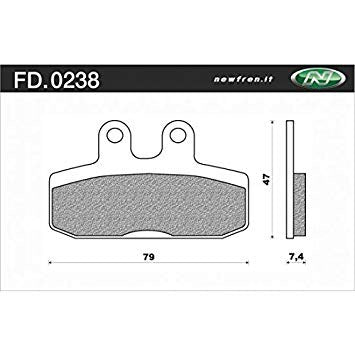 NEWFRen Discbremsblock FD0238
