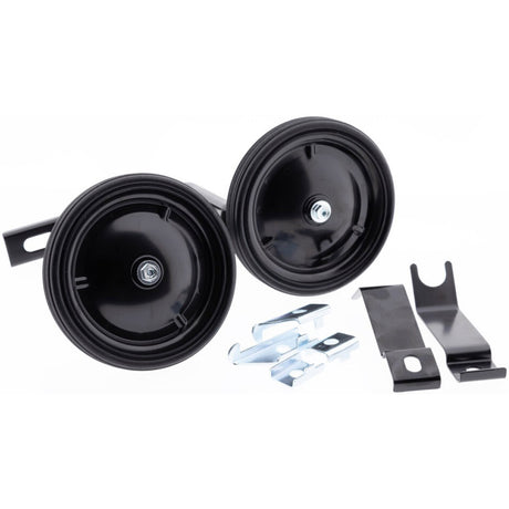 Buzaglo pexkids stabilo set 12-20 inch zwart luxe stalen wiel zijwielen
