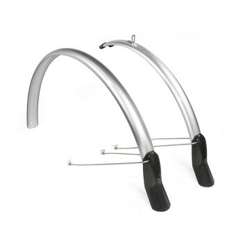 Eurofender Fender Set Scatto 28 x 51 mm Silber