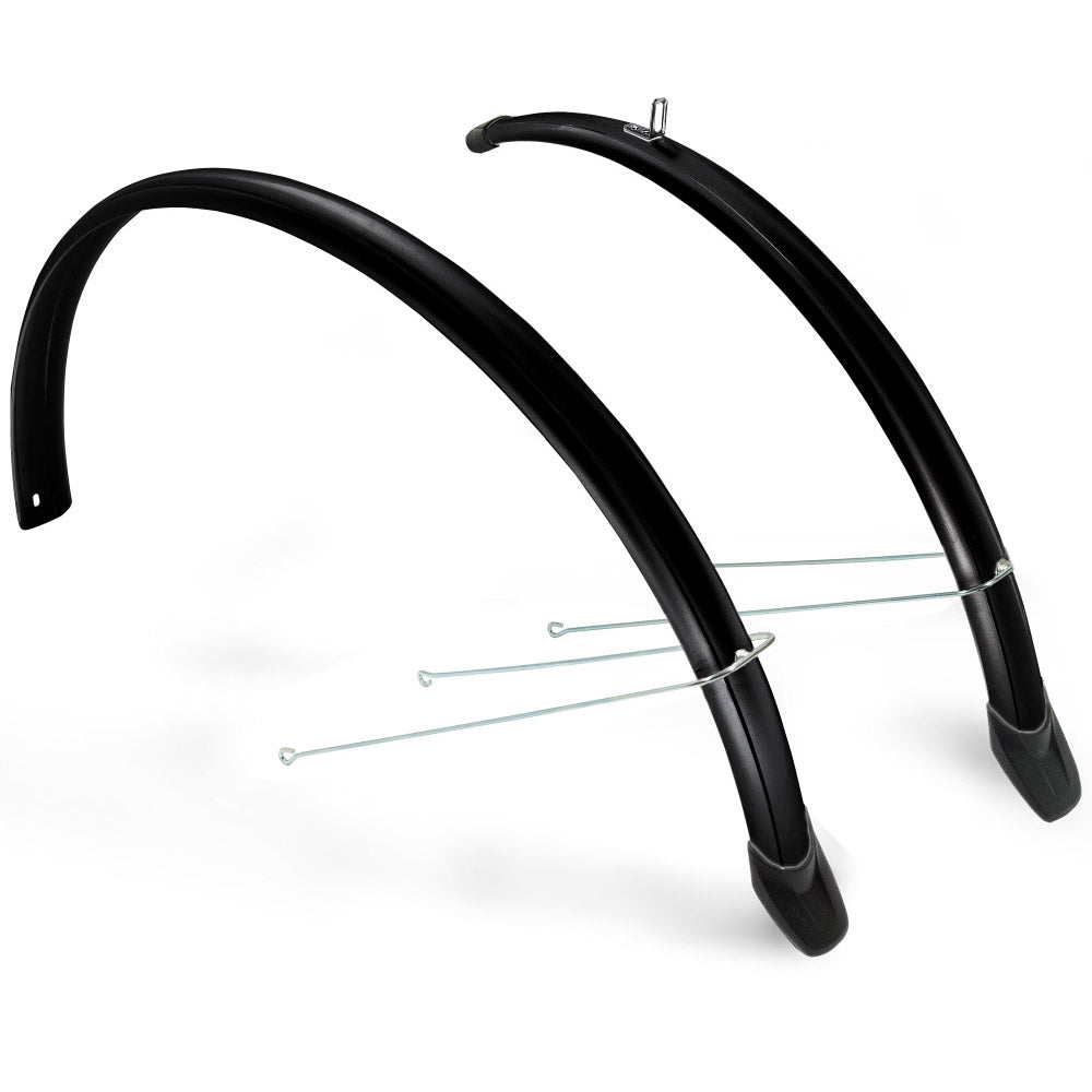 Eurofender mudguard set 24 inch 58 mm plastic black