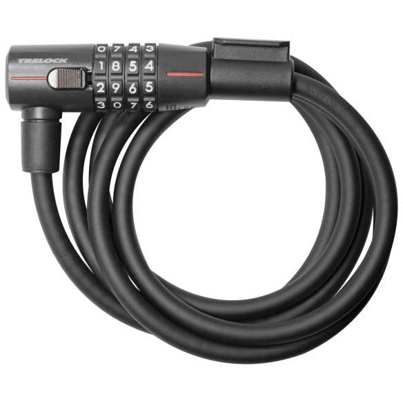 Trelock SK415 Spiral Cable Lock Code 180 15 mm schwarz