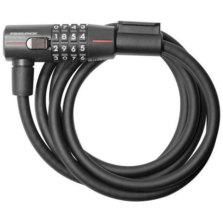Trelock SK415 Spiral Cable Lock Code 180 15 mm schwarz