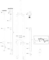 RockShox Gabel 29 RS 11 8-11 2 Domain Gold RC3 DB 170 110 15