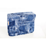 Dripdropbag Regenhülle für Umhängetasche – wasserabweisendes Polyester – Jeans 40 x 30 x 20 cm