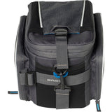 Basil Sport Design Trunksack-Grau-Fahrradbagagaagaagraagertas, 7-15L, Wasserabweis für regelmäßiges Fahrrad und E-Bike