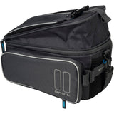 Basil Sport Design Trunksack-Grau-Fahrradbagagaagaagraagertas, 7-15L, Wasserabweis für regelmäßiges Fahrrad und E-Bike