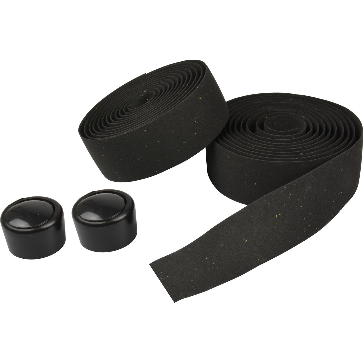 VWP handlebar cork black including steering caps (set)