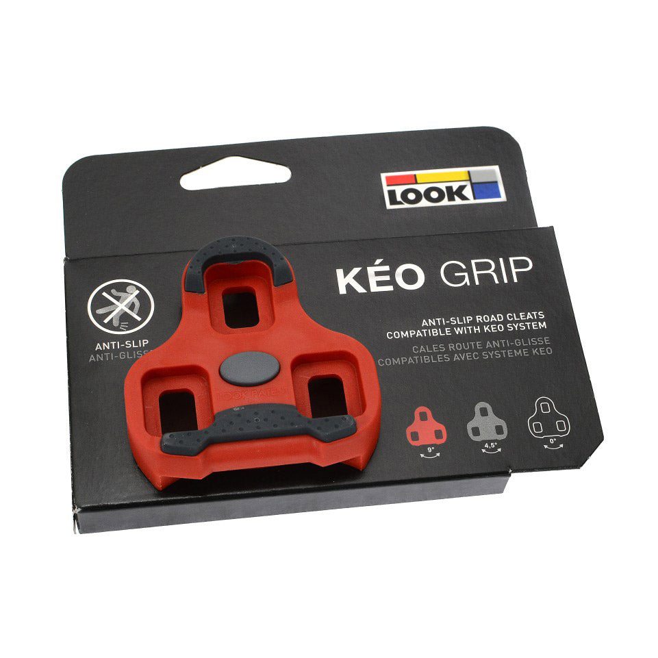 Look Schuhplatten Keo Grip Race 9 ° Rot