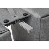 Neue Looxs Nova Double - Doppelfahrradsack, grau