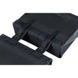 Basilikum Doppelfahrradbeutel, schwarz, Wasser -Repellent, 35l