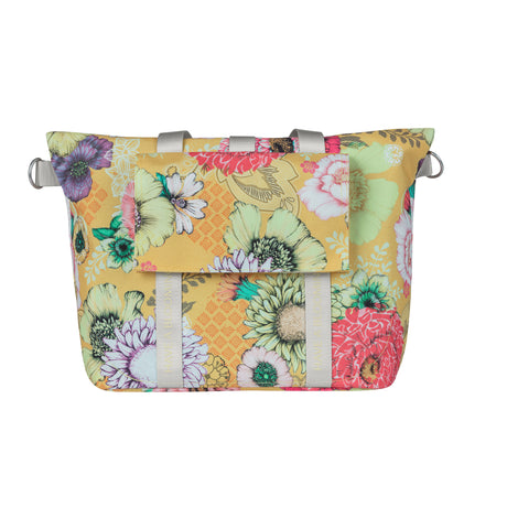 Basilikum Bloom Field Fahrradhandtasche - langlebig, kompakt, gelb
