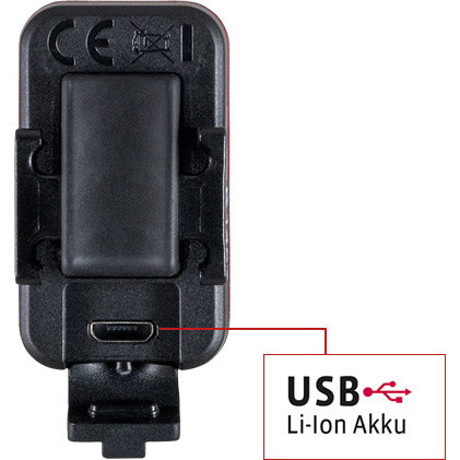 VDO ECO Light Red RL USB Tylne światło litorkowe